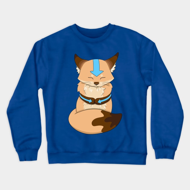 Sunny the Avatar Fox Crewneck Sweatshirt by Lady Lilac